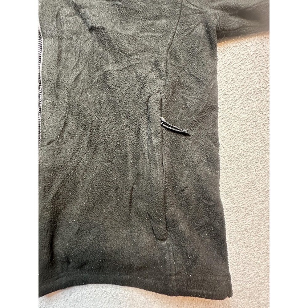 The North Face Fleece Jacket Mens Medium Black Full Zip Outdoor Hiking Warm - Picture 7 of 13